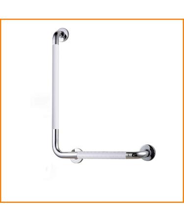 Grab Bars for Bathtubs and Showers Stainless Steel L Type Grab Rail Bathroom Handrail Safety Support Grab Bar with Anti-Slip Grip f