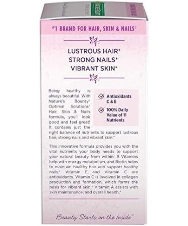 Nature's Bounty Hair Skin & Nails Formula 120 Coated Caplets - 2-Pack - Buy Online on GoSupps.com