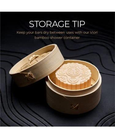 Viori Citrus Yao Rice Water Shampoo and Conditioner Bar Set with Bamboo Holder - Sulfate-Free, pH Balanced, Vegan, Organic - Natural Ingredients for Best Hair Care - Buy Online on GoSupps.com