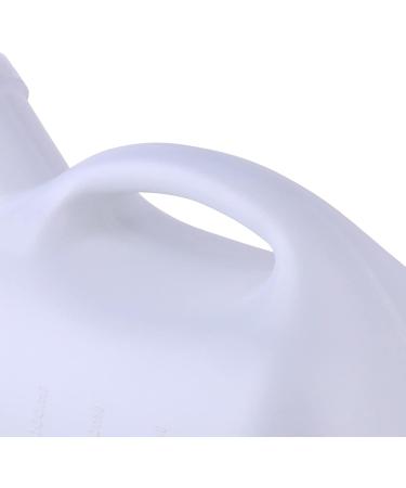 Men's Urinals for Men 3000 Ml Super Large Capacity Portable Male Urine Cups Bed with Lid Pee Bottles for Men Home Driving and Travel (White/Blue)(Color:White) Happy - Buy Online on GoSupps.com