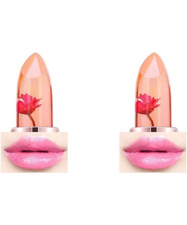 FRCOLOR 2Pcs Lip Gloss Lipstick Jelly Lipstick Lip Balm Mediumx2pcs as shown x 2pcs - Buy Online on GoSupps.com