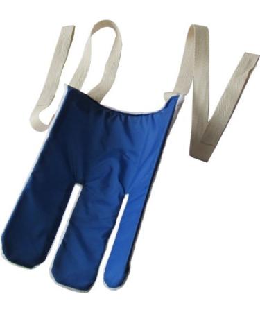 Sock-pulling aid Stocking-pulling aid made of "terry cloth" with 2 long drawstrings - Stocking-pulling aid Stocking-puller Sock-puller