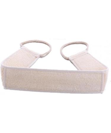 1Pc Natural Loofah Exfoliating Back Brush - Spa Quality Skin Cleaning & Massage for Bath & Shower - Ideal Bathroom Accessory - Buy Online on GoSupps.com