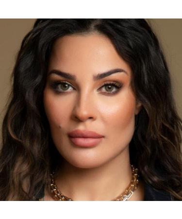 Bella Elite Green Olive Contact Lenses - Strongly Covering Monthly Lenses for Dark Eyes | Dioptria -0.00 - Perfect for Natural Look - Buy Online on GoSupps.com