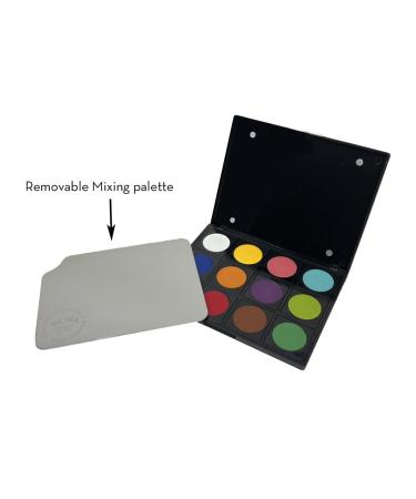 RCMA 12-Shade Color Makeup Pro Palette - Professional Face Lip & Eye - Long-Lasting Vibrant Colors | International Shipping Available - Buy Online on GoSupps.com