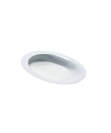 Performance Health Manoy Contoured Plates Small High Walled Plate Scoop Dish with Raised Walls for Users to Scoop Foods onto Utensils Melamine Plate for Users with Limited Motor Function