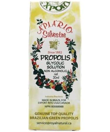 Maintain healthy glucose level & cardiovascular health 5-Bottle Value Pack - Apiario Silvestre Brazilian Green Propolis Liquid Glycolic Extra - Non Alcoholic Wax Free No Sugar (PG) - Buy Online on GoSupps.com
