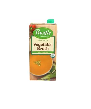 Pacific Organic Vegetable Broth, Low Sodium - 32 Oz (Pack of 6) - Buy Online on GoSupps.com