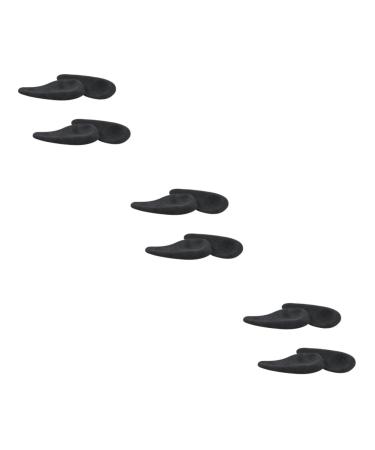 Gatuida 6 Pairs Height Increase Shoe Pad Foot Leg Heel Correction Inserts Posture Corrective Heel Inserts Gelt Shoe Mat Insoles for High Heels Practical Insoles Men and Women Lining Arched