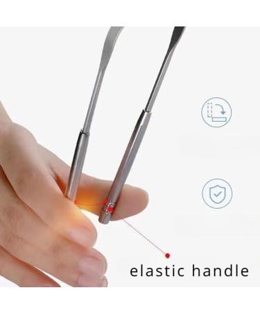 Stainless Steel Tongue Scraper | Fight Bad Breath Easy Oral Care for Fresh Breath | Travel Essential for Adults - Buy Online on GoSupps.com