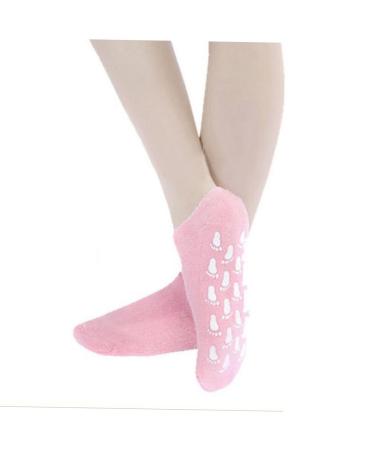 MAGICLULU Moisturizing Socks Dry Feet Care Supplies Gel Socks Pink Moisturizing Heel Socks Women s Socks Features Socks for Women Treat Dry Heel Gloves Nursing Socks Miss Cosmetic