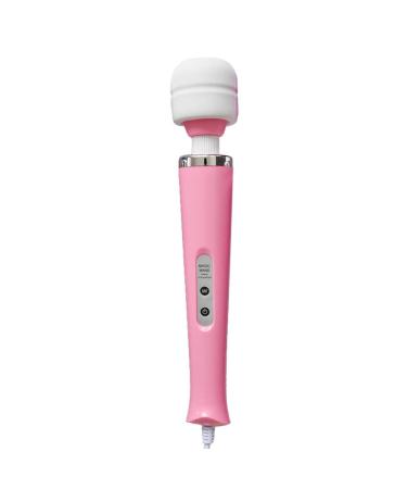 Baronhong Powerful vibration magic massager whispering waterproof handheld handheld cordless for neck shoulder back body massage sport relaxation & sore muscles (pink m) pink m