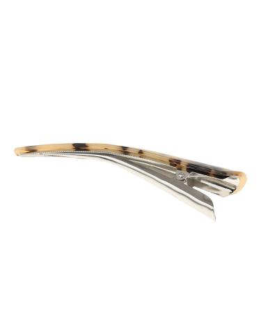 Shop Dailymall Women's Handmade Leopard Print Duckbill Hair Clip - Brown | Stylish Hair Accessories for Every Occasion - Buy Online on GoSupps.com