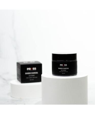PRESS SKINCARE Bamboo Charcoal Face Mask - Exfoliating Mud Mask for Men | Pore Cleansing & Anti-Aging Hydration | 3.4 FL. OZ - Buy Online on GoSupps.com