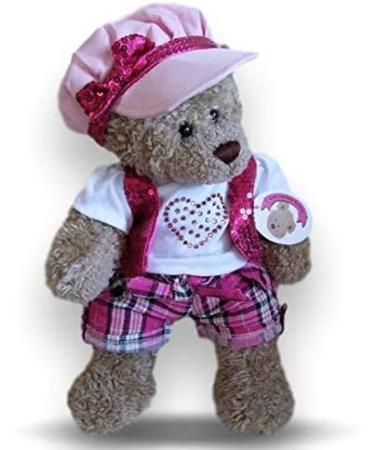 Build a Bear Wardrobe Pink Check Outfit with Hat and Boots - Fits Build a Bear | Teddy Bear Clothes Set - Buy Online on GoSupps.com