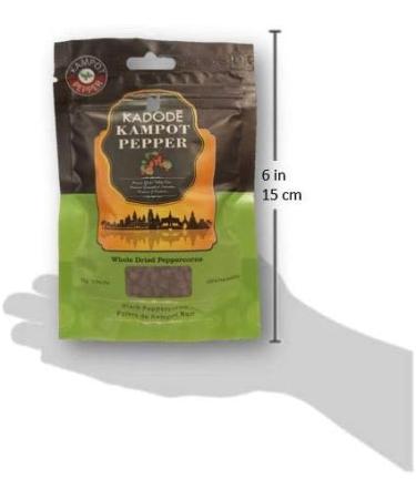 Kadode Kampot Pepper Variety Pack of Black Red and White Peppercorns for Grinder Organic Authentic Cambodian Kampot Pepper Natural Fair-Trade and Traceable to The Farmer (Pack of 3 x 50g Each) - Buy Online on GoSupps.com