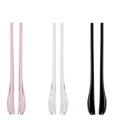 Wmool 3 Pairs Silicone Eyeglass End Tips Ear Socks Legs Glasses Replacement Tube Sleeve +