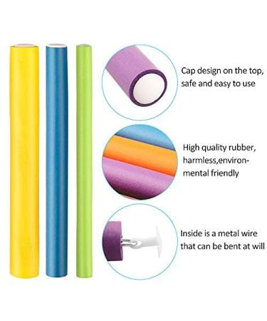AIDUCHO Hair Roller Curling Rods 42pcs Set - No Heat Magic Curly Hair Styling Tool for Short, Medium, Long Hair - Soft Foam Hair Curler Set - 42 Count - Buy Online on GoSupps.com