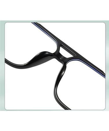 PARWANA Clear Vision Blue Light Blocking Reading Glasses - Oversized Computer Readers +100 Black - International Shipping Available - Buy Online on GoSupps.com
