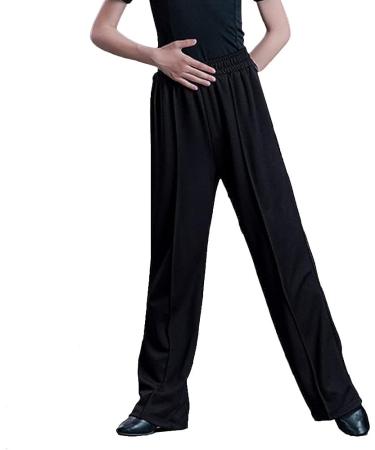Libaobaoyo Boys Dance Pants - Elastic Waist Ballroom Trousers for Latin Jazz Salsa, 14-15 Years - Buy Online on GoSupps.com