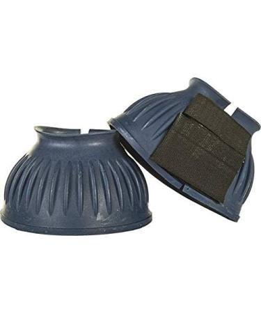 HKM 8605 Bell Boots - Rubber Hoof Boots in Smoke Blue - Small Size for Optimal Hoof Protection | International Shipping Available - Buy Online on GoSupps.com