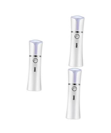 MAGICLULU Skin Care Humidifier 3 pcs Spray Usb Face Humidifier Charging Handheld White Cold Evaporator Mini Humidifier