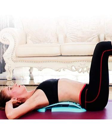 OBHDRERRY Backresting Device - Blue Massager & Lumbar Support for Fitness Pain Relief & Relaxation - International Shipping Available - Buy Online on GoSupps.com