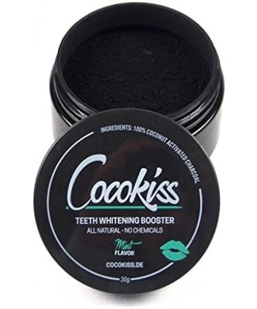 Cocokiss Coconut Activated Carbon - Effective Teeth Whitening & Stain Removal - Mint Flavor - International Shipping - Buy Online on GoSupps.com