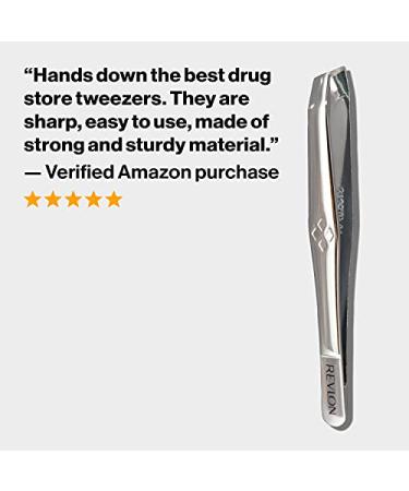 Revlon Slant Tip Tweezer - Precision Beauty Tool for Flawless Brows - Buy Online on GoSupps.com