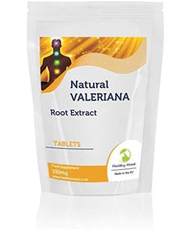 Valeriana Root Extract 120 Tablets - Natural Sleep Aid & Anti-Stress Supplement - Buy Online on GoSupps.com
