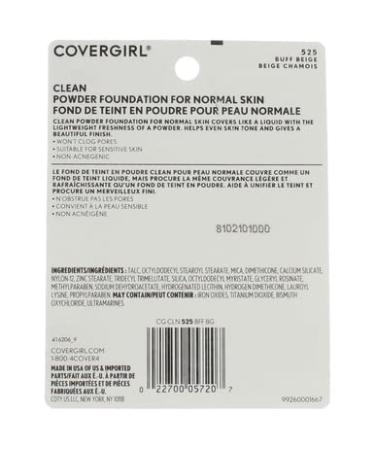 CoverGirl Simply Powder Foundation Buff Beige 525 0.41 oz - Pack of 4 | Expertly formulated for a flawless finish - Buy Online on GoSupps.com