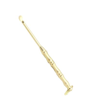 Handmade Brass Ear Wax Removal Spoon Cleaning Ears Tool Ear Pick Cleaner Keychain Key Ring Pendant