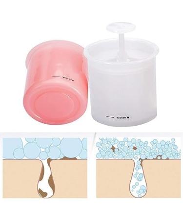 White Foam Cup Whip Bubble Maker | Portable Facial Cleanser & Skin Care Tool for Home & Travel - Buy Online on GoSupps.com