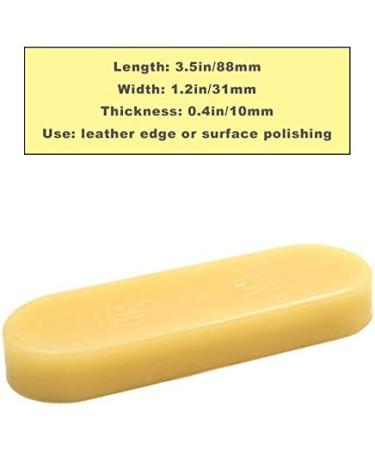 ZLKSKER Leather Edging Sealing Wax - Transparent | Leather Burnishing Tool for Carving & Working - Buy Online on GoSupps.com