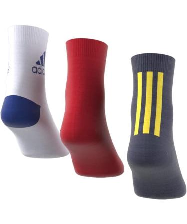 Buy adidas Unisex Kids Socks - 3 Pairs (L Shanav/Vivred/White) | International Shipping Available - Buy Online on GoSupps.com
