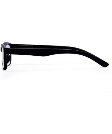 ALWAYSUV 4 Pack Black Spring Hinge Reading Glasses - Classic 2.0 Diopter Visual Aids for Men & Women | International Shipping Available - Buy Online on GoSupps.com