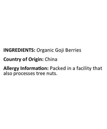 Anna and Sarah Organic Dried Goji Berries 3 Lbs - Resealable Bag | Premium Quality Superfood - Buy Online on GoSupps.com