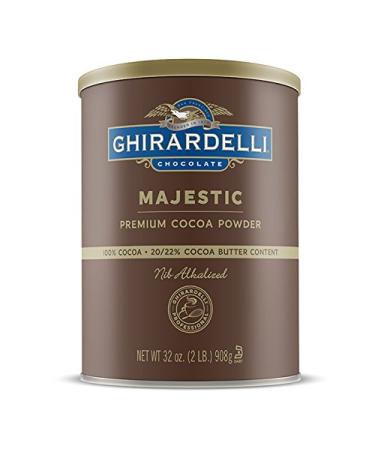 Ghirardelli Majestic Premium Cocoa Powder, 32 oz 2 Pound (Pack of 1)