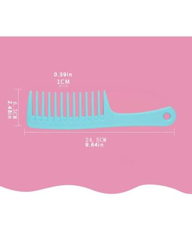 Comb Hair Care Hair Comb Large Tooth Comb Wide Tooth Straight Hair Comb Curly Hair Comb Multi-color Choice Sturdy and Durable Home Travel Portable Hair Brush (Color : C1pc Size : Large) L C1pc - Buy Online on GoSupps.com
