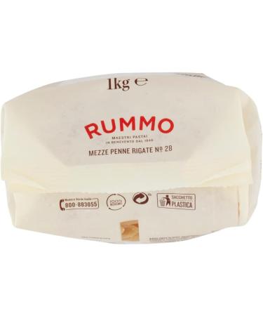 Italian Gourmet E.R. Rummo Mezze Penne Rigate N. 28 Durum Wheat Semolina Pasta 1 kg + Box Italian Gourmet Tomato Pulp 400 g - Buy Online on GoSupps.com