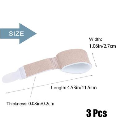 HouChanges Toe Straighteners - Reusable Splints for Bent, Hammer, Overlapping, and Broken Toes (3Pcs) - Buy Online on GoSupps.com