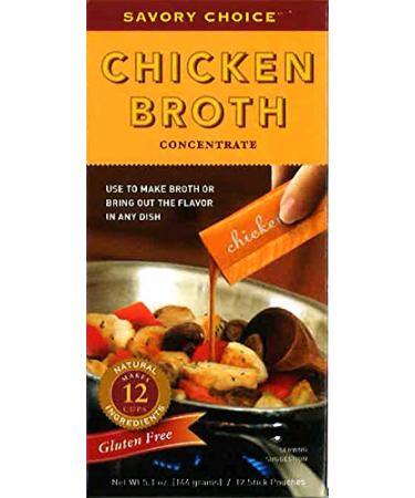 Savory Choice Chicken Broth Concentrate, 5.1 Ounce box - Buy Online on GoSupps.com