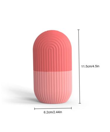 Ice Face Roller - Reusable Beauty Ice Cube Massager for Puffiness & Skin Brightening | Pink Skin Care Tool - Buy Online on GoSupps.com