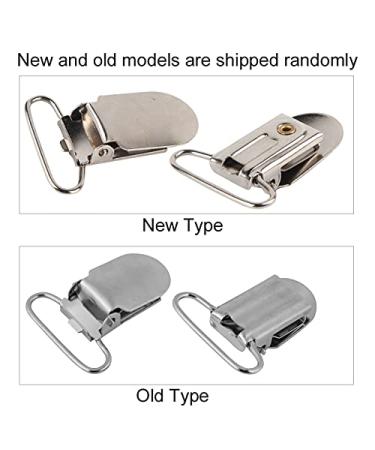 10PC Pacifier Clips - Silver Metal Clips for Pacifiers Bibs & Toys (25mm) | International Shipping Available - Buy Online on GoSupps.com