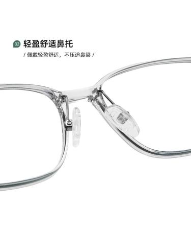 Metal Temples Square TR90 Blue Light Blocking Glasses for Men & Women | Anti-UV Ray Computer & Reading Glasses | Khaki-Green 51mm - Buy Online on GoSupps.com