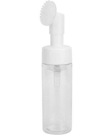Verdant Touch Facial Cleanser Foaming Bottle Silicone Brush Mousse Foaming Bottle 200ML Empty Refillable Facial Cleanser Foaming Bottle with Transparent Design - Buy Online on GoSupps.com