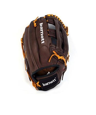 Barnett GL-130 Baseball glove real leather competition Outfield & Softball 13 " Braun Reg (for right-handers is worn on the left hand) - Buy Online on GoSupps.com