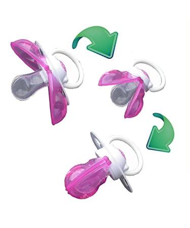 Buy Intelligent Silicone Orthodontic Pacifier Size 1 (0-6 Months) - Pink | International Shipping Available - Buy Online on GoSupps.com