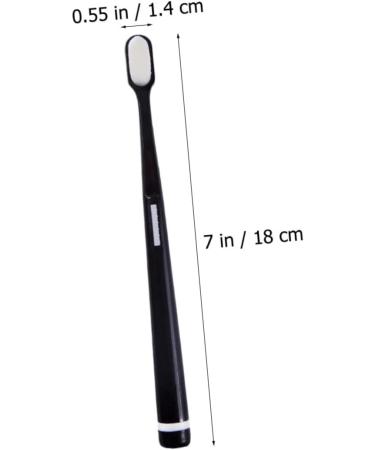Ultechnovo 8-Pack Wangan Hair Toothbrush Set - Soft Bristles Black Toothbrush for Family Oral Care - Buy Online on GoSupps.com