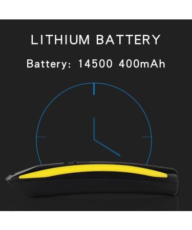 Rechargeable Electric Hair Clippers for Men | Professional Adjustable Beard Trimmer & Hair Clipper (Yellow) - International Shipping Available - Buy Online on GoSupps.com